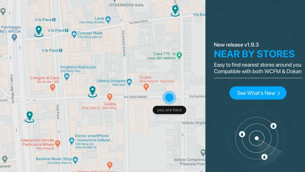 Nearest Stores - Feature Screenshot